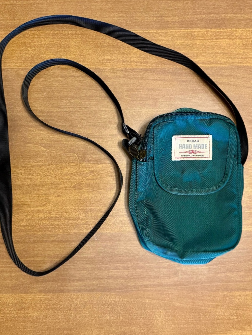 KKBAG Handmade Teal Green Crossbody Bag